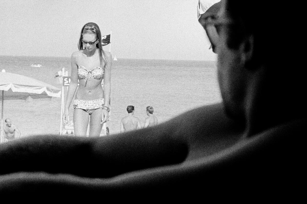 FRANCE. Saint-Tropez. The beach. 1964.