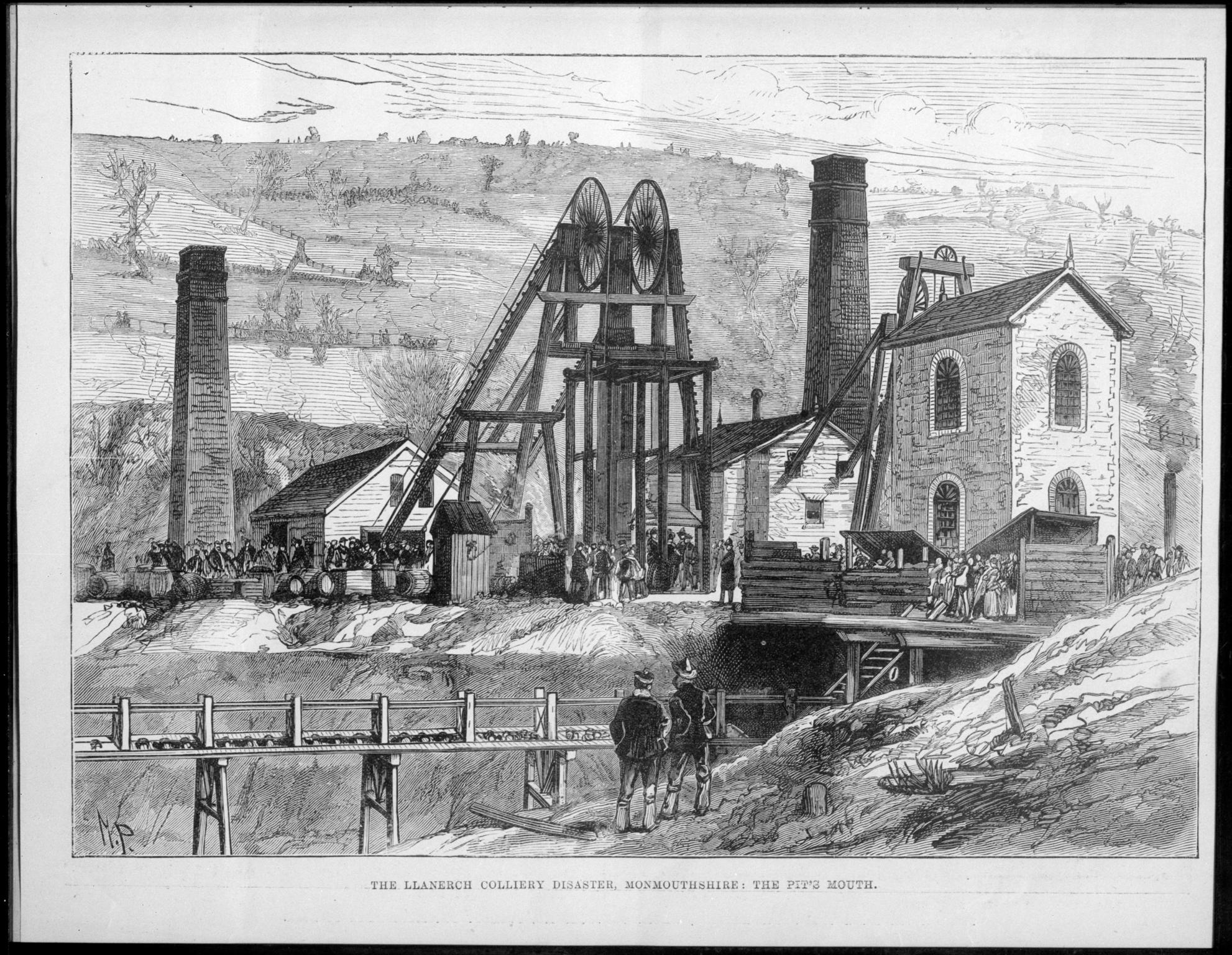Llanerch Colliery, film negative
