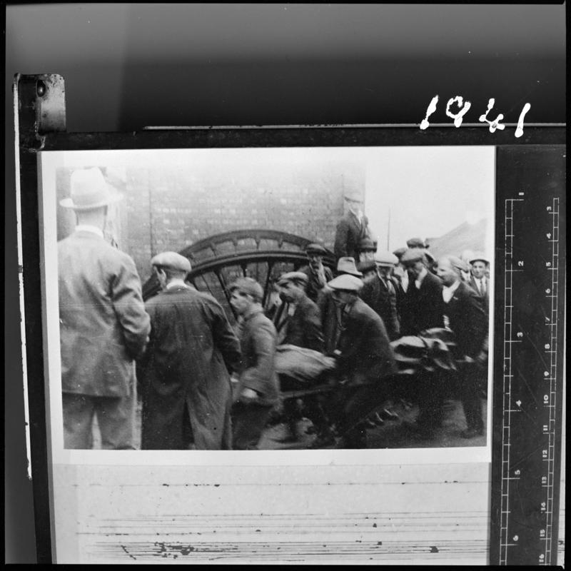 Milfraen Colliery, film negative
