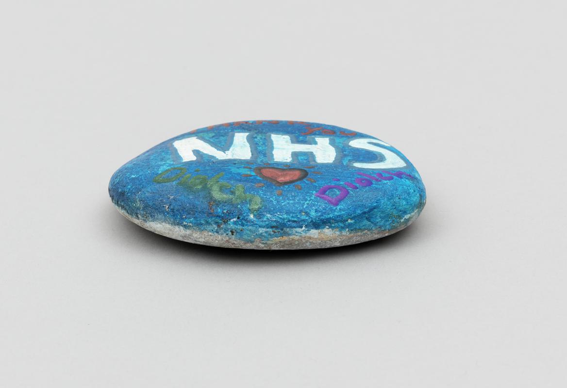 Painted stone - 'Thank you NHS'