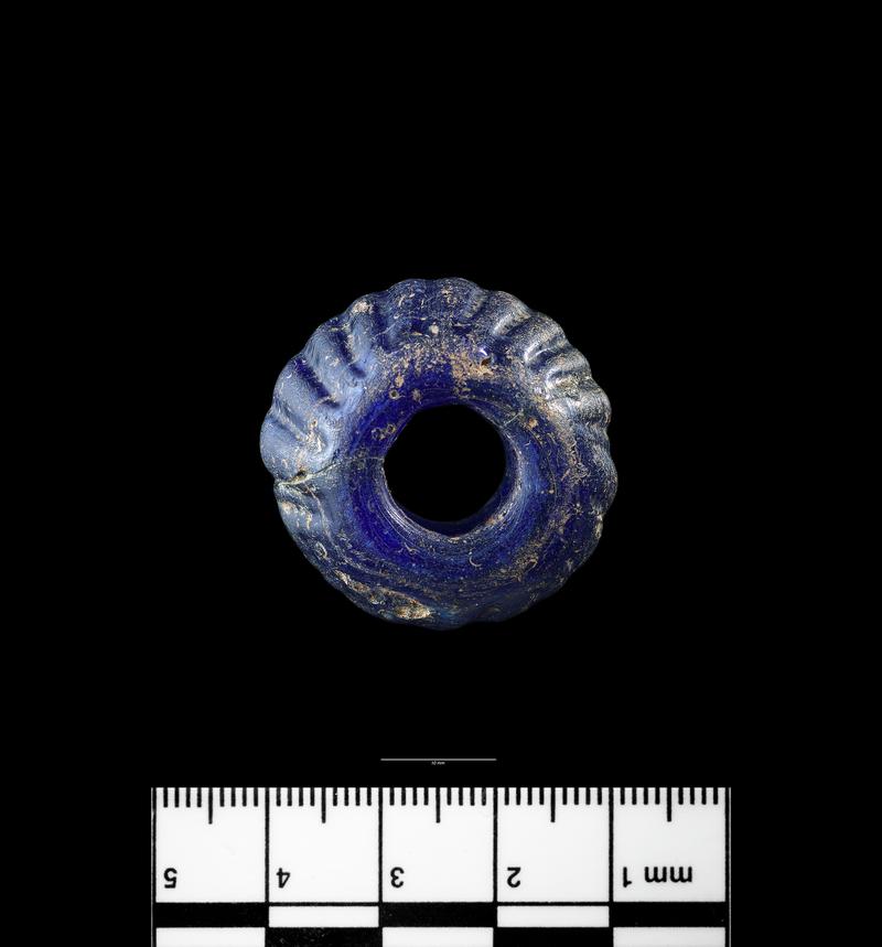 Roman glass melon bead