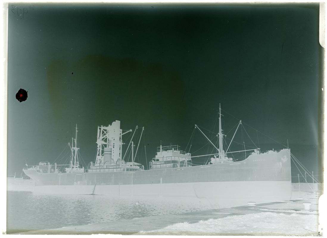 M.V. GAUSDAL, glass negative