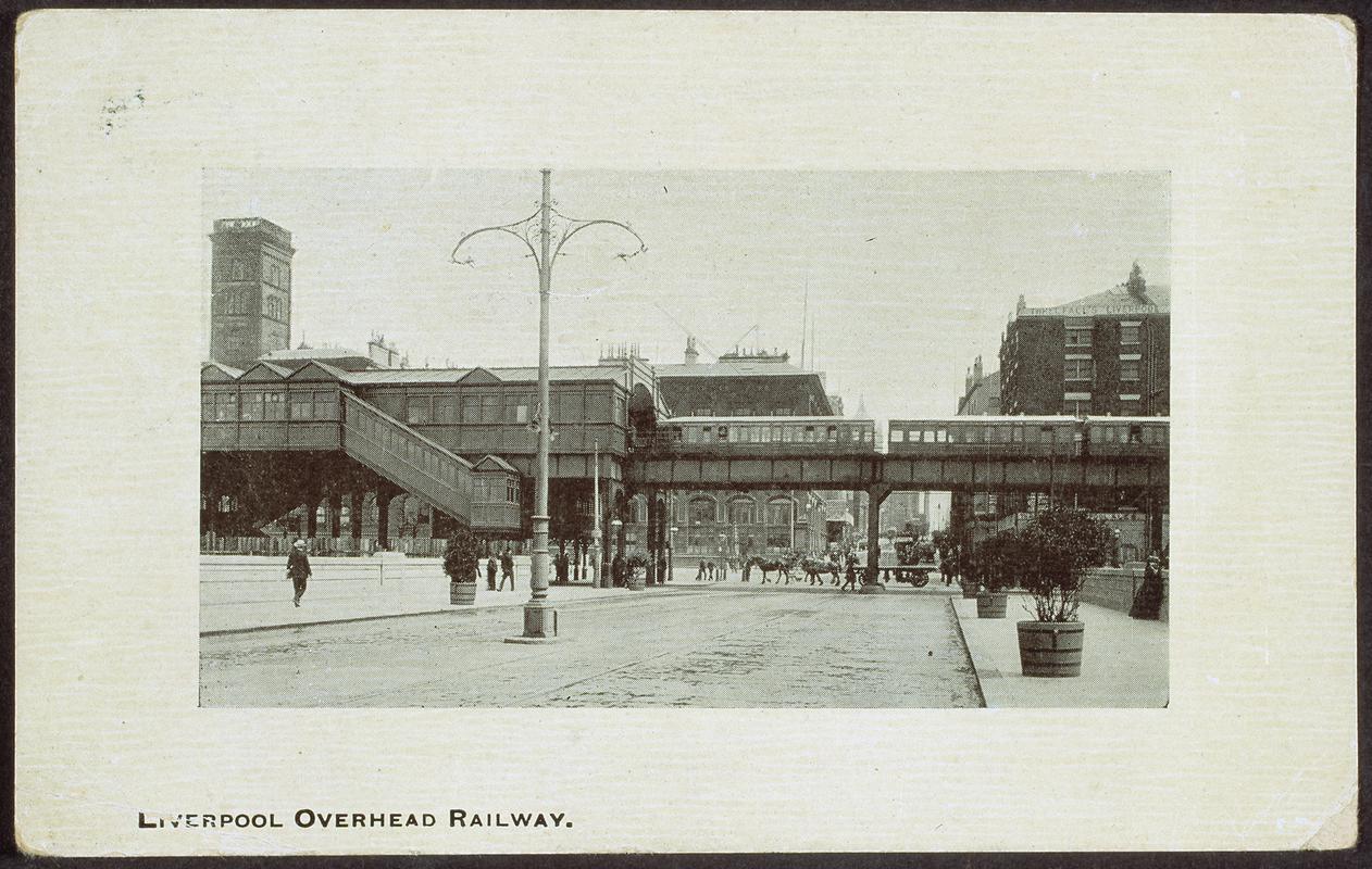 Liverpool Overhead Railway (postcard)