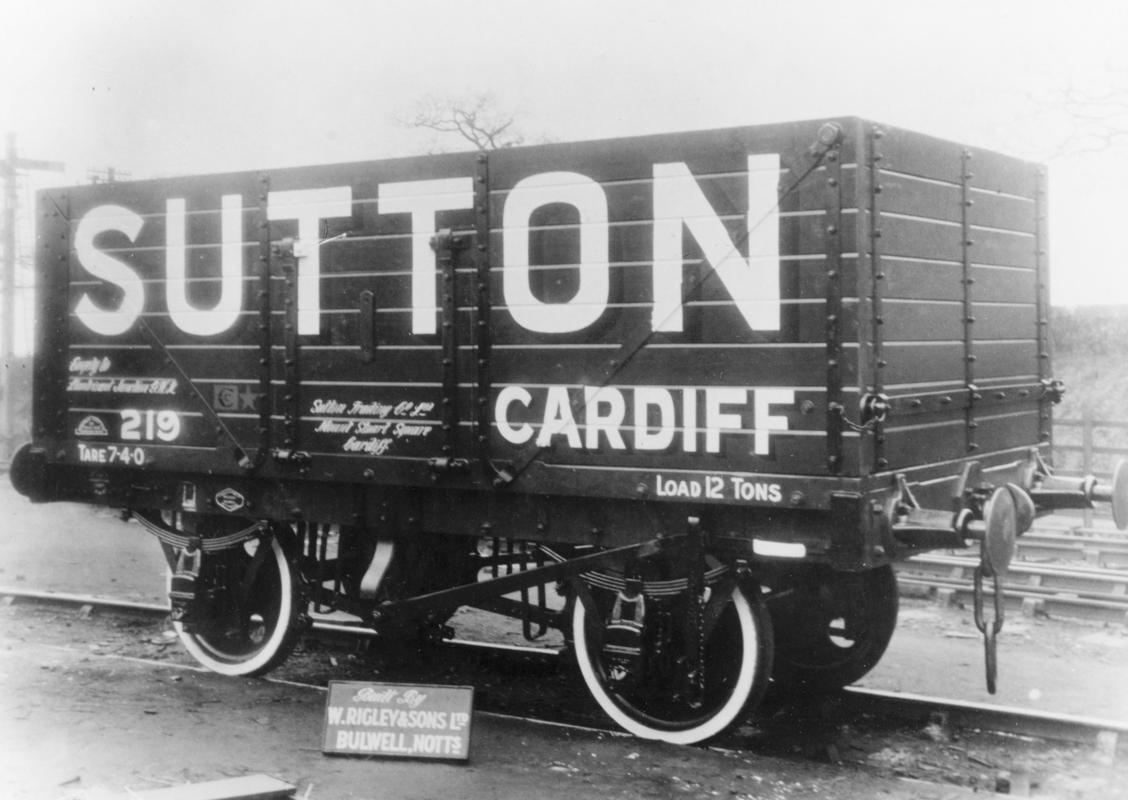 Private coal wagon "Sutton" No.129