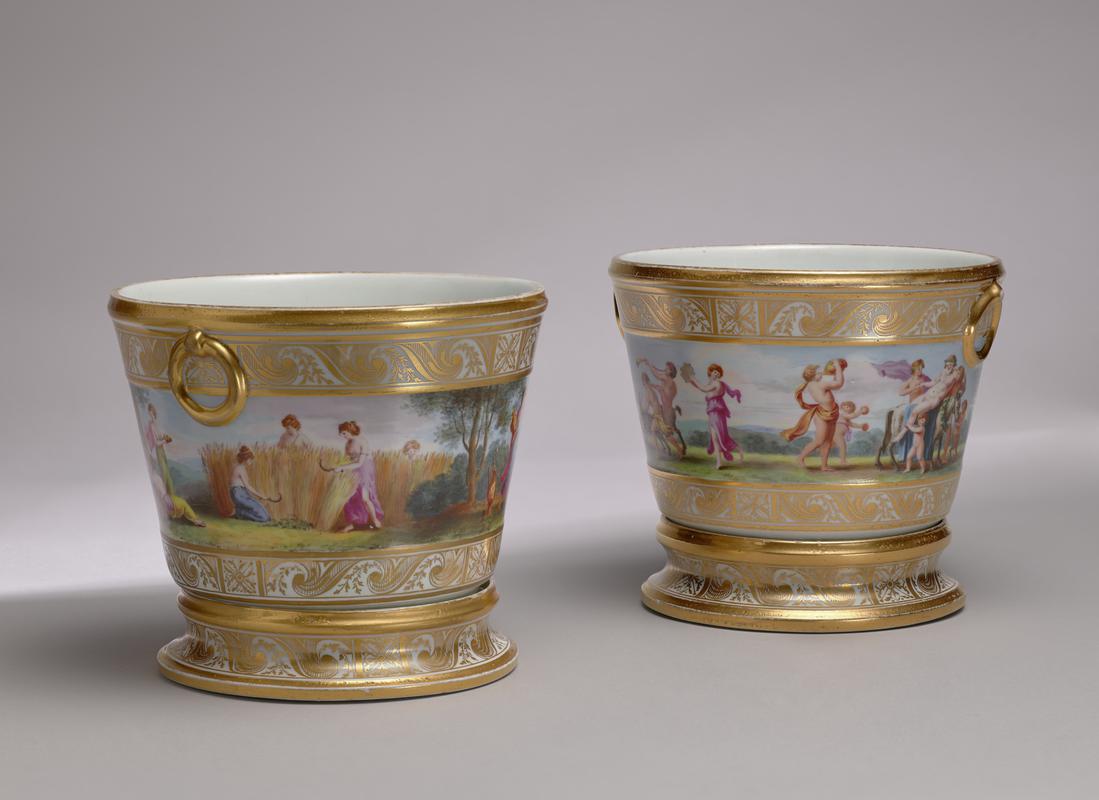 plant pot and stand, 1800