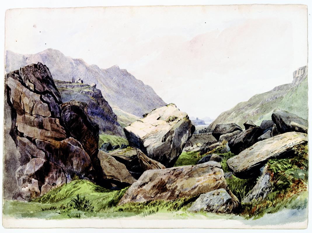 Painting : "Dolbadarn, Llanberis"
