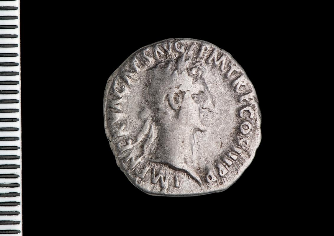 silver denarius (obv.)