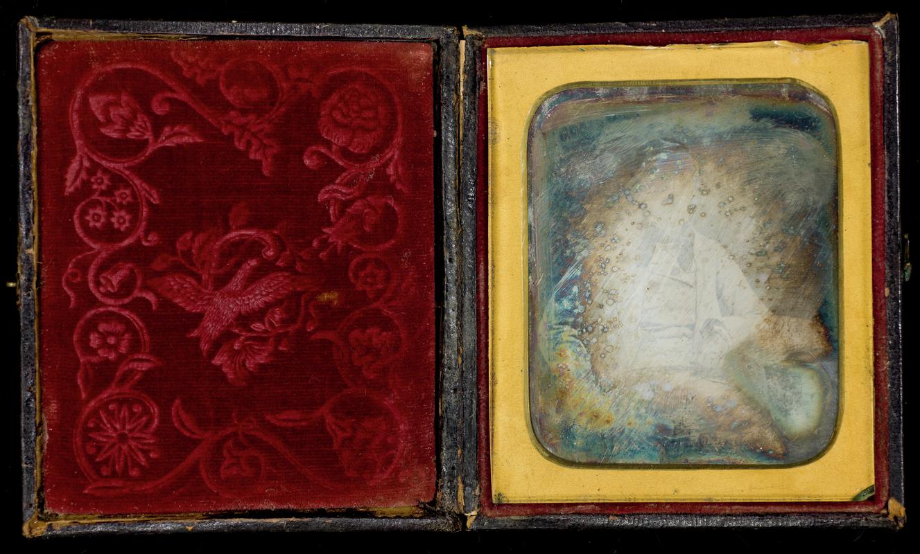 Case with portrait of a man, c.1860