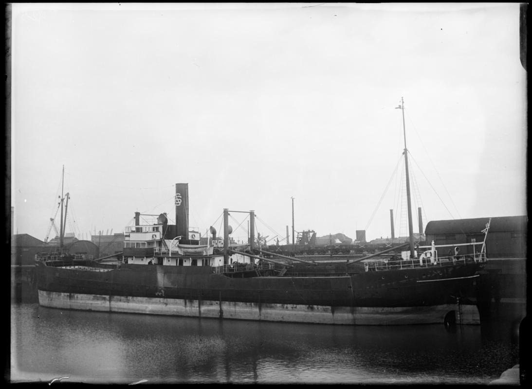 S.S. ELSE MARIE, glass negative