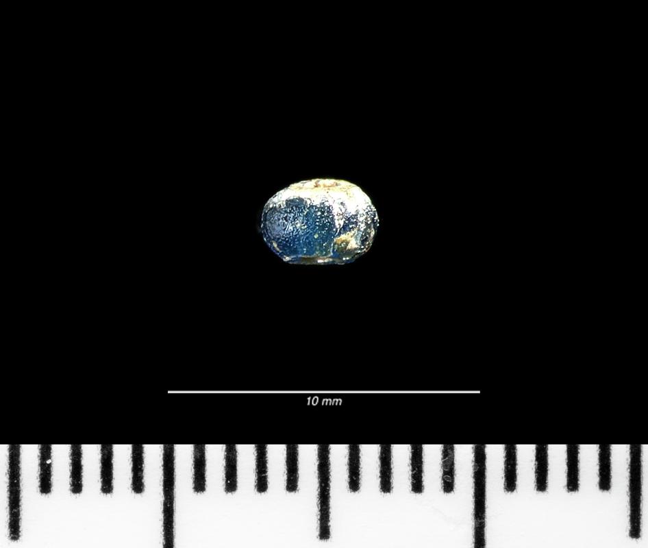 Roman glass spheroid bead