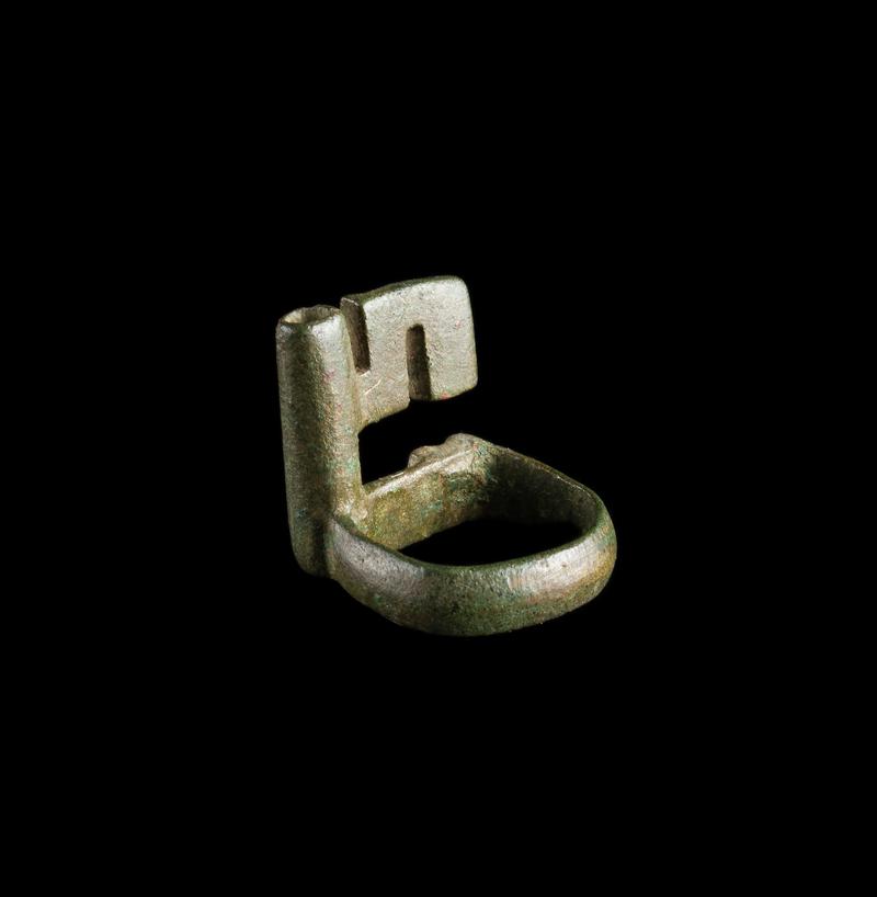 Roman copper alloy ring key