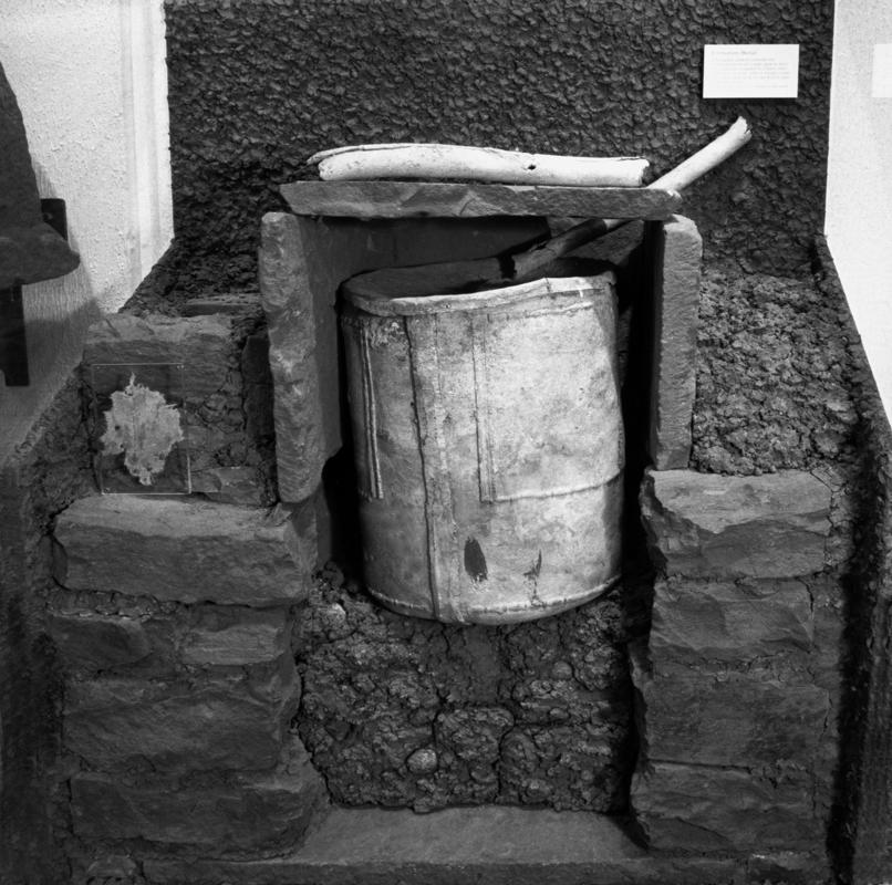 Roman lead canister from pipe burial