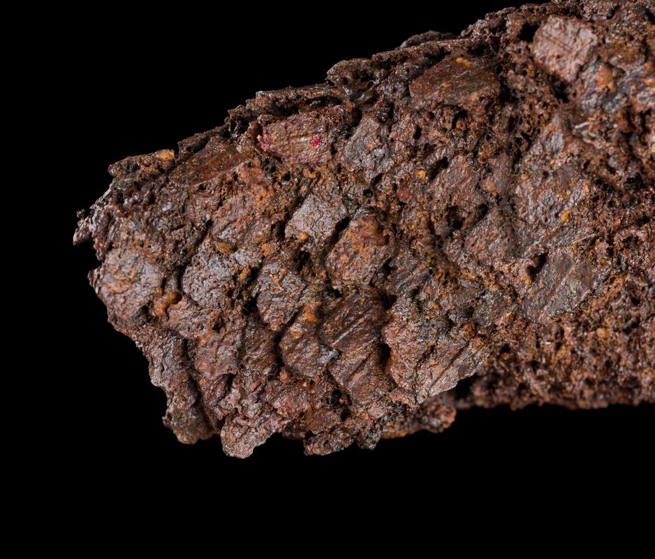 Roman iron lorica plumata fragment