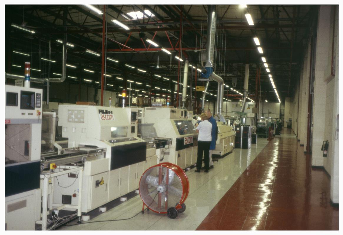 Slide of Ascom Telecommunications Ltd.'s factory in St. Mellons, Cardiff.