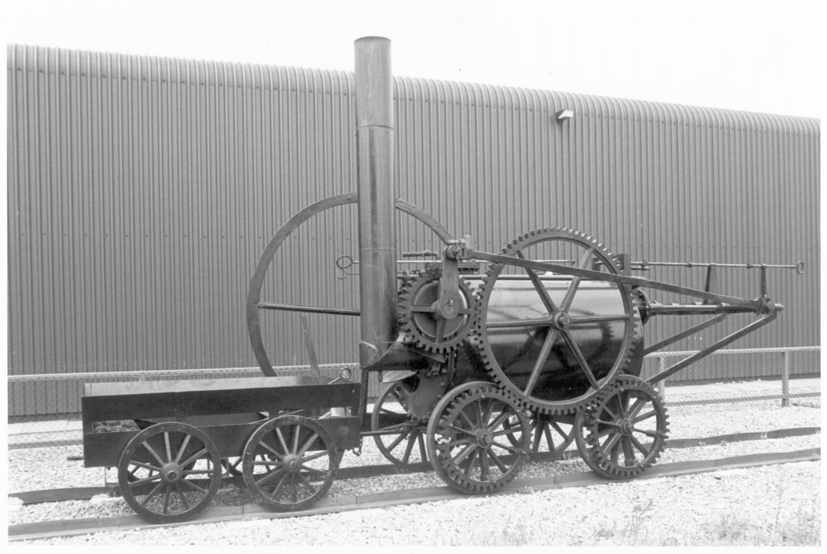 Trevithick's Penydarren locomotive and tender at W.I.M.M.