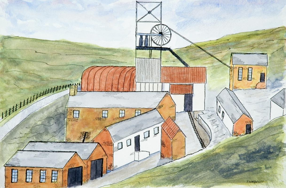 Painting  : Big Pit Colliery