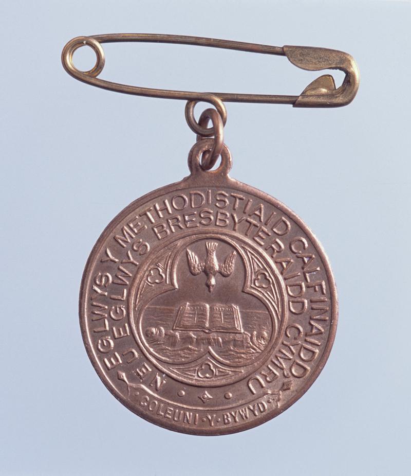 Medal celebrating the bicentenary of the Methodist Revival, 1735-1935