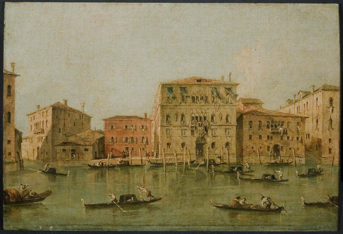 View of the Palazzo Loredan dell'Ambasciatore on the Grand Canal, Venice
