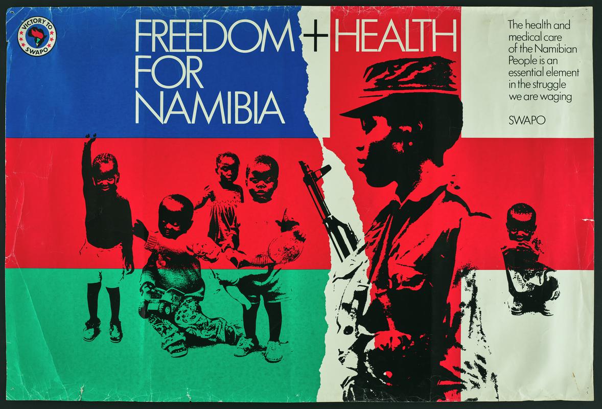 'Poster Freedom & Health for Namibia.'