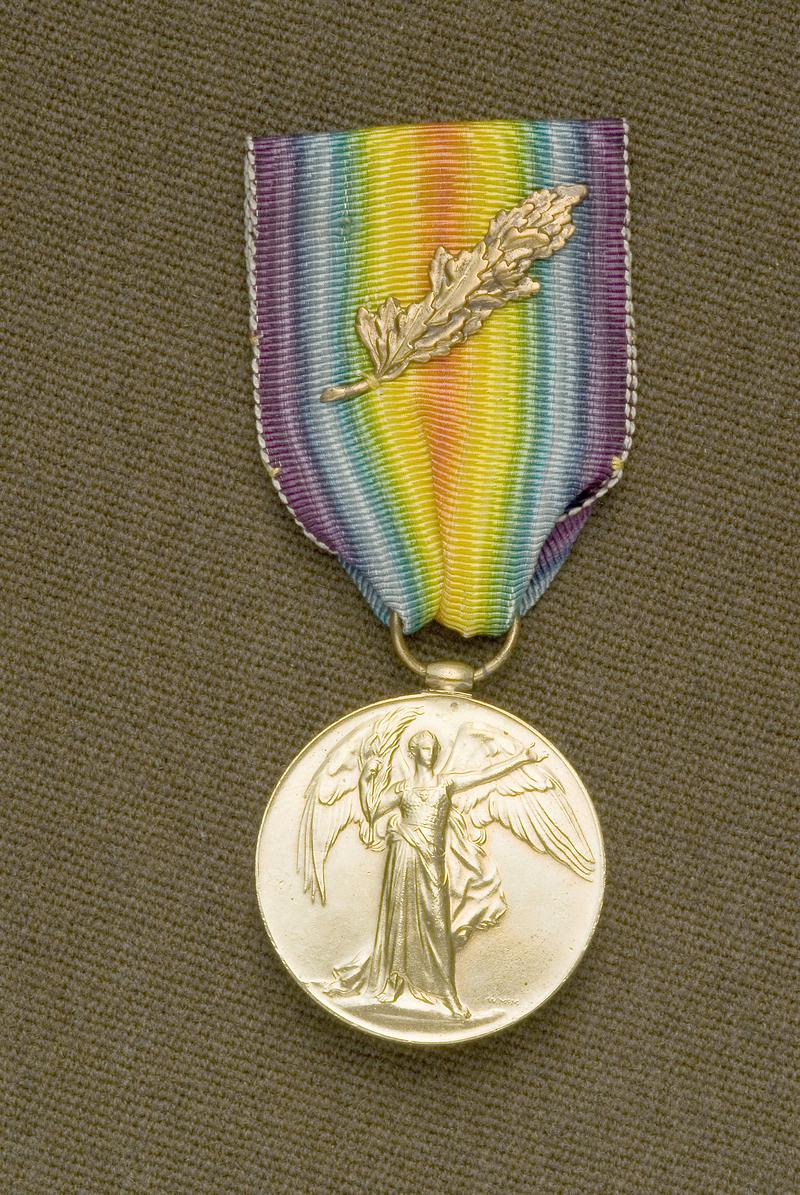 Allied Victory Medal; Arthur Owen Vaughan