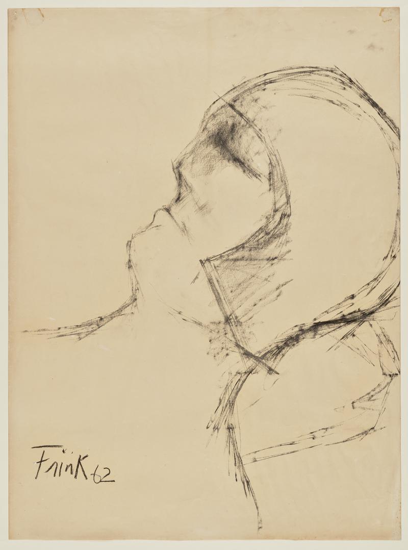 Head 1962 (Study for Dying King Sculpture)