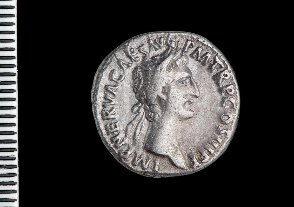 silver denarius (obv.)