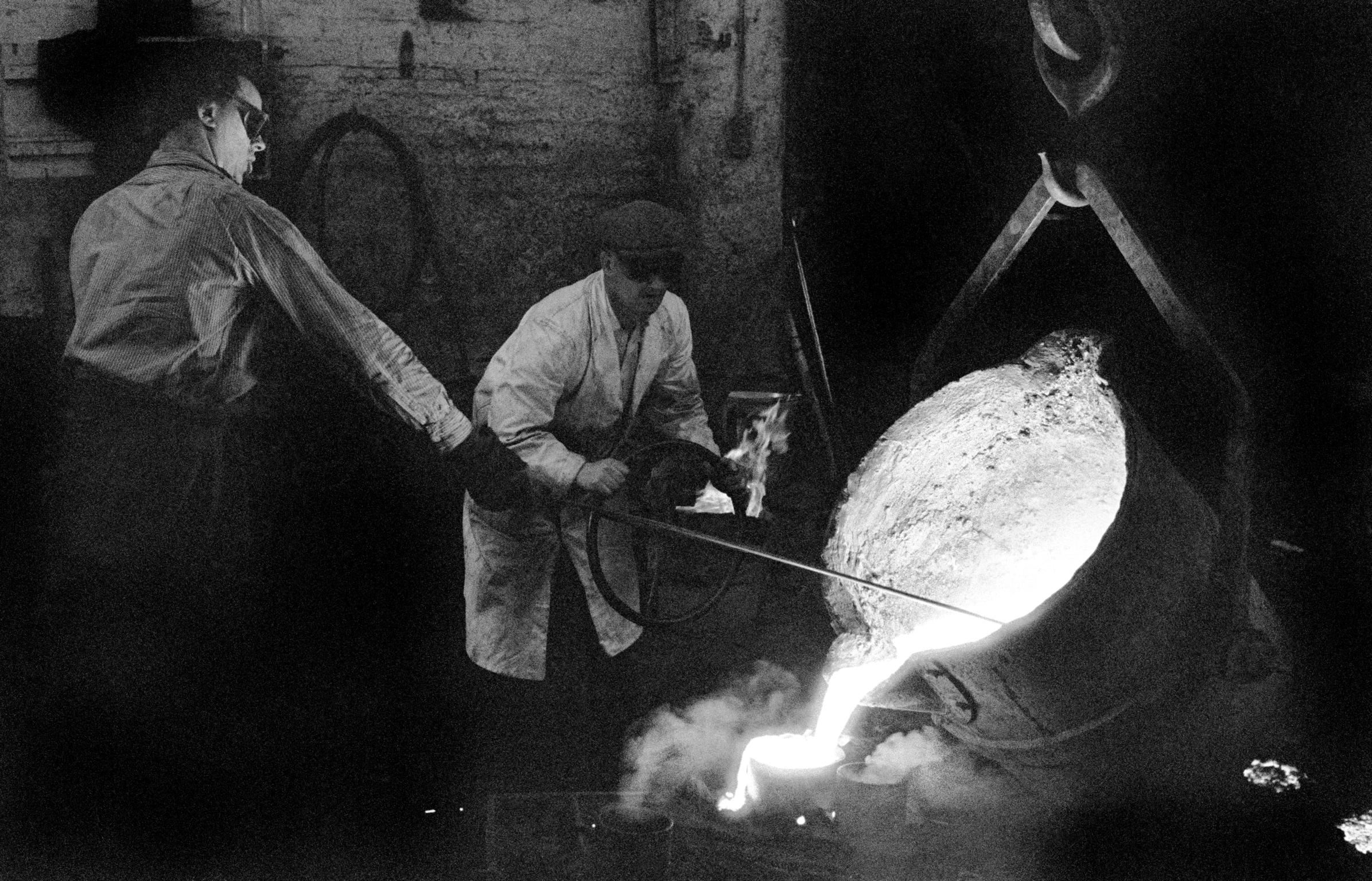 Workers in the Metal Box factory. Neath, Wales