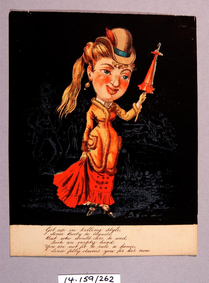 Valentine, card lithograph