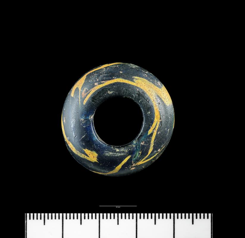 Roman glass annular bead