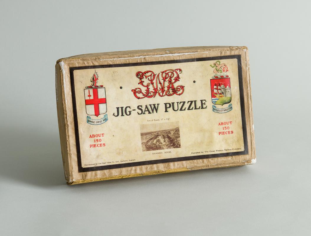 jigsaw puzzle of Swansea Docks (box is 2011.67/2)