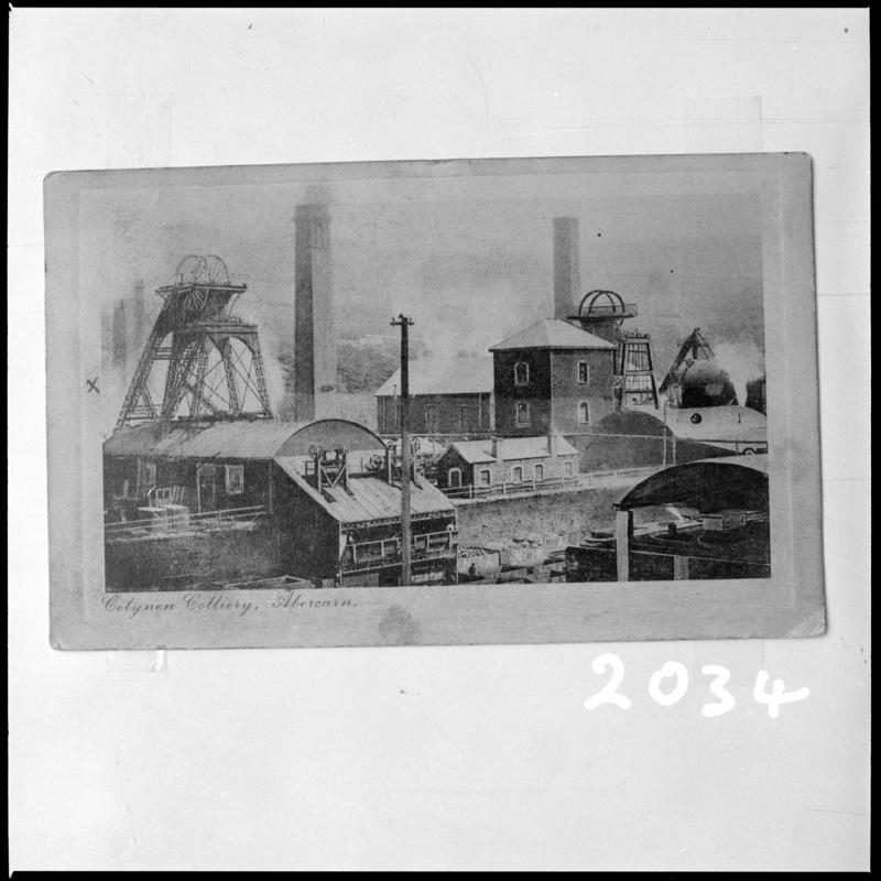 Celynen South Colliery, film negative