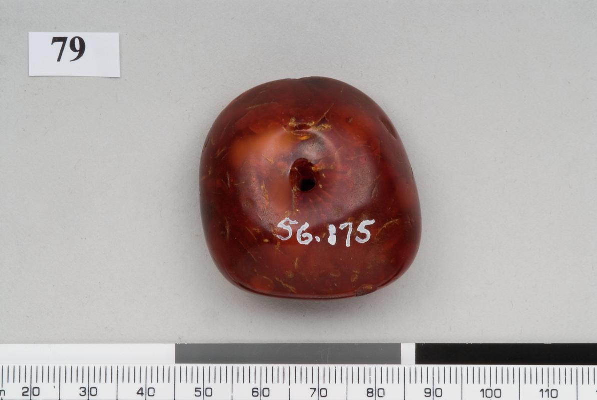 Late Bronze Age amber bead