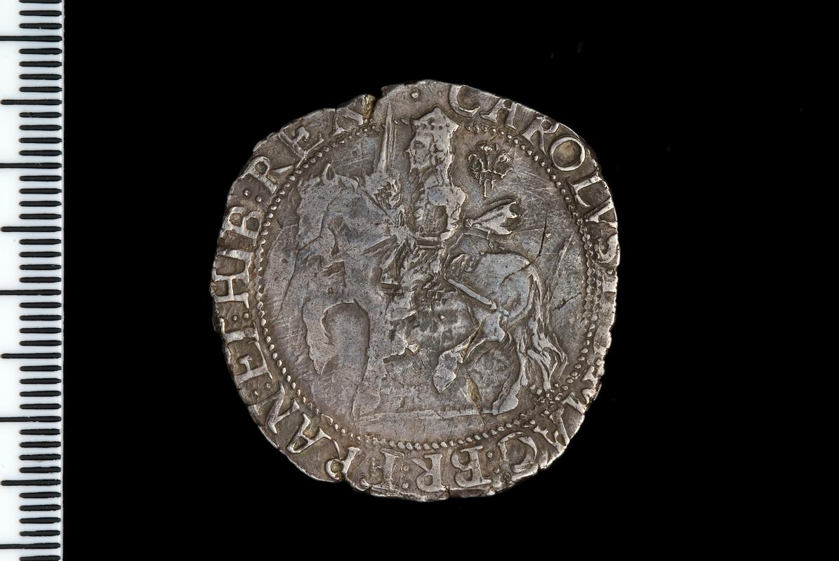 Charles I, half crown, Shrewsbury