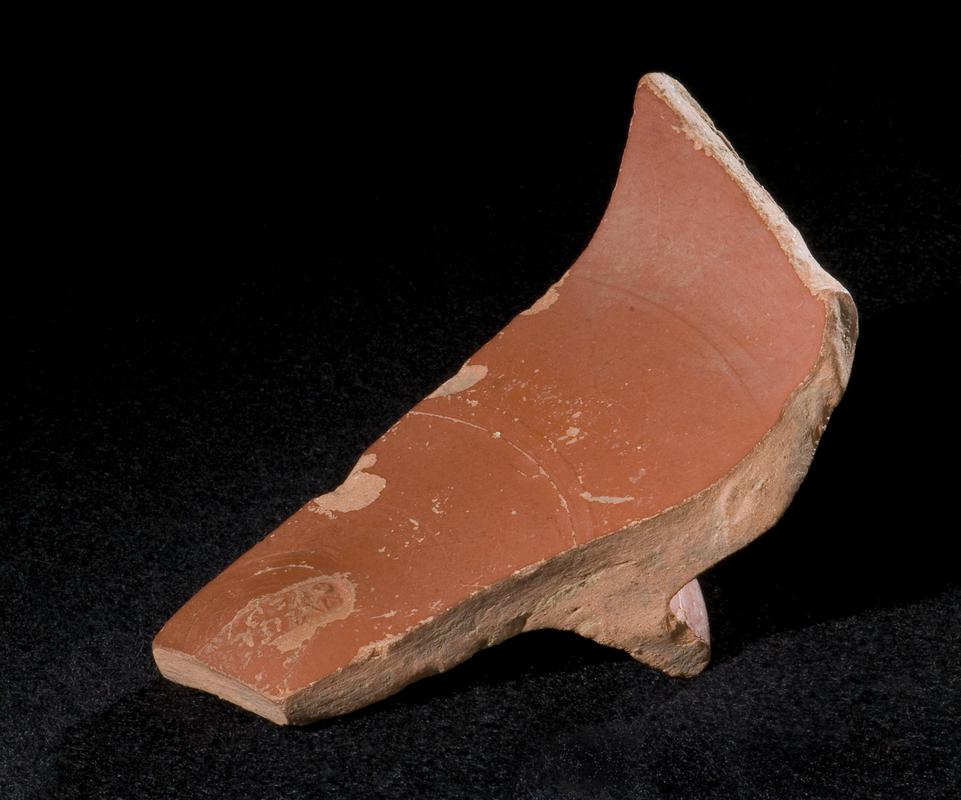 samian plate with oculist's stamp
