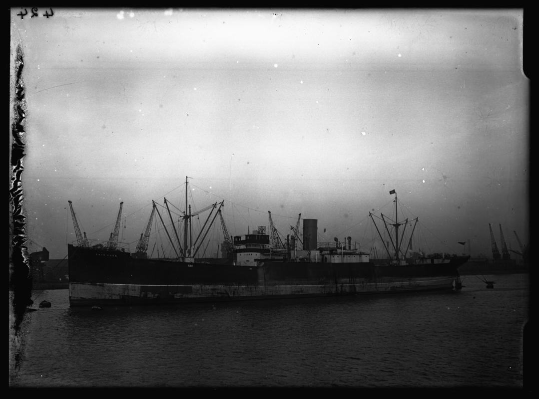 M.V. CAPE HORN, glass negative