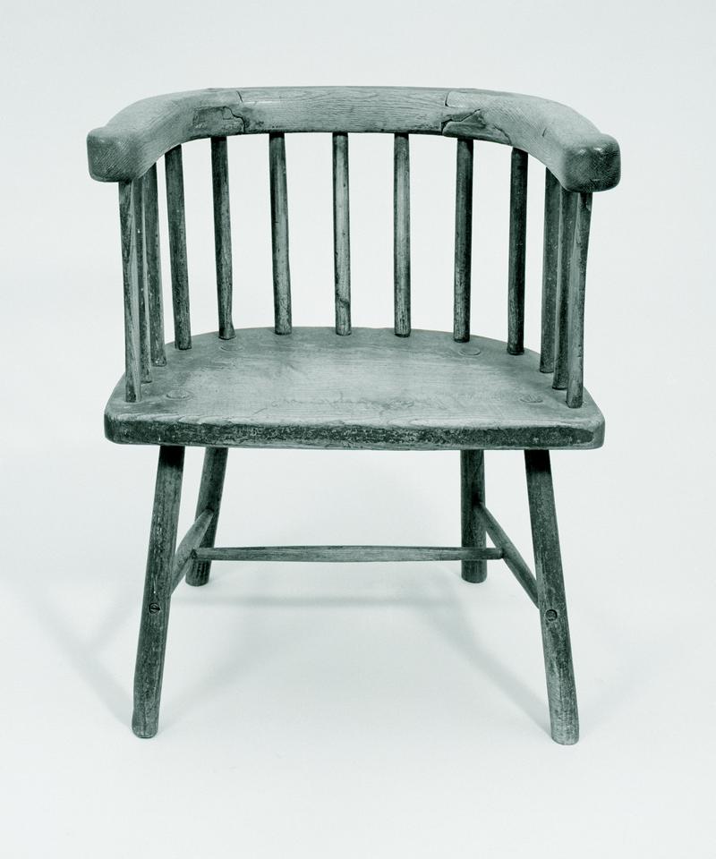 19th century Oak stick back chair from Rhydycymerau