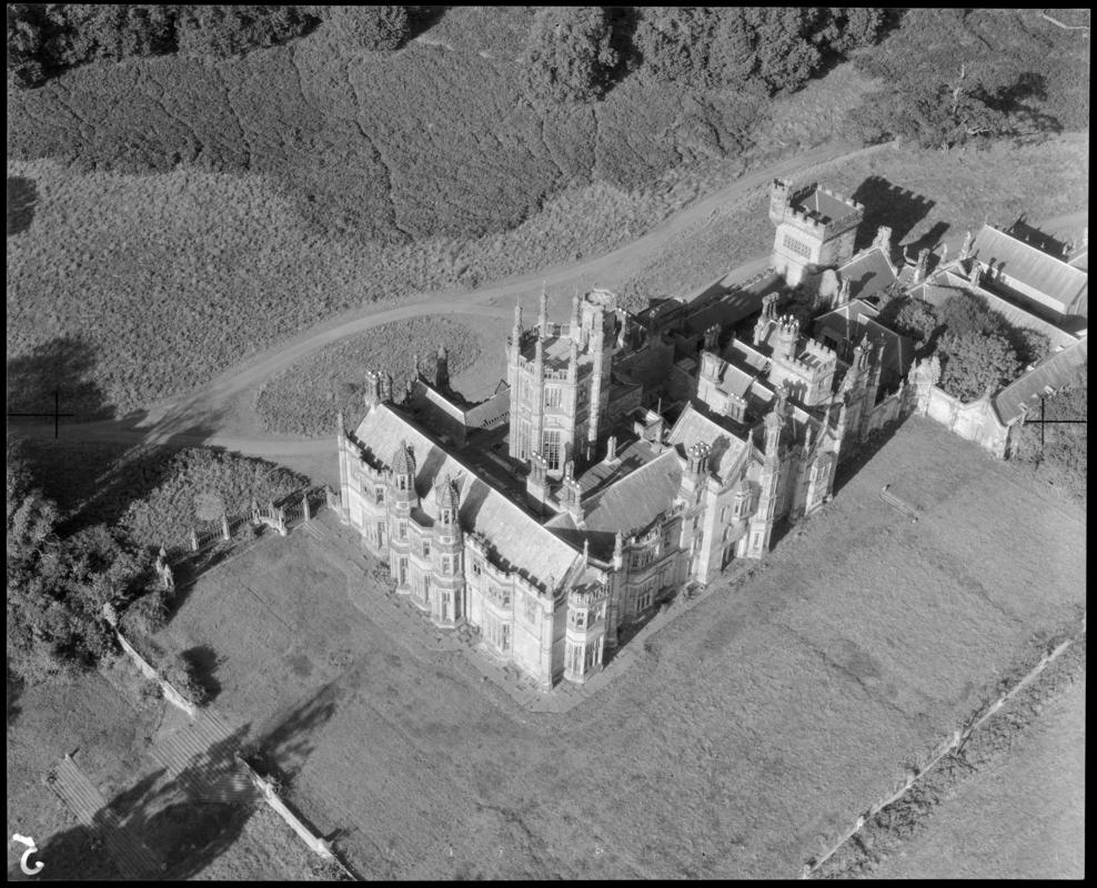 Margam Castle, negative
