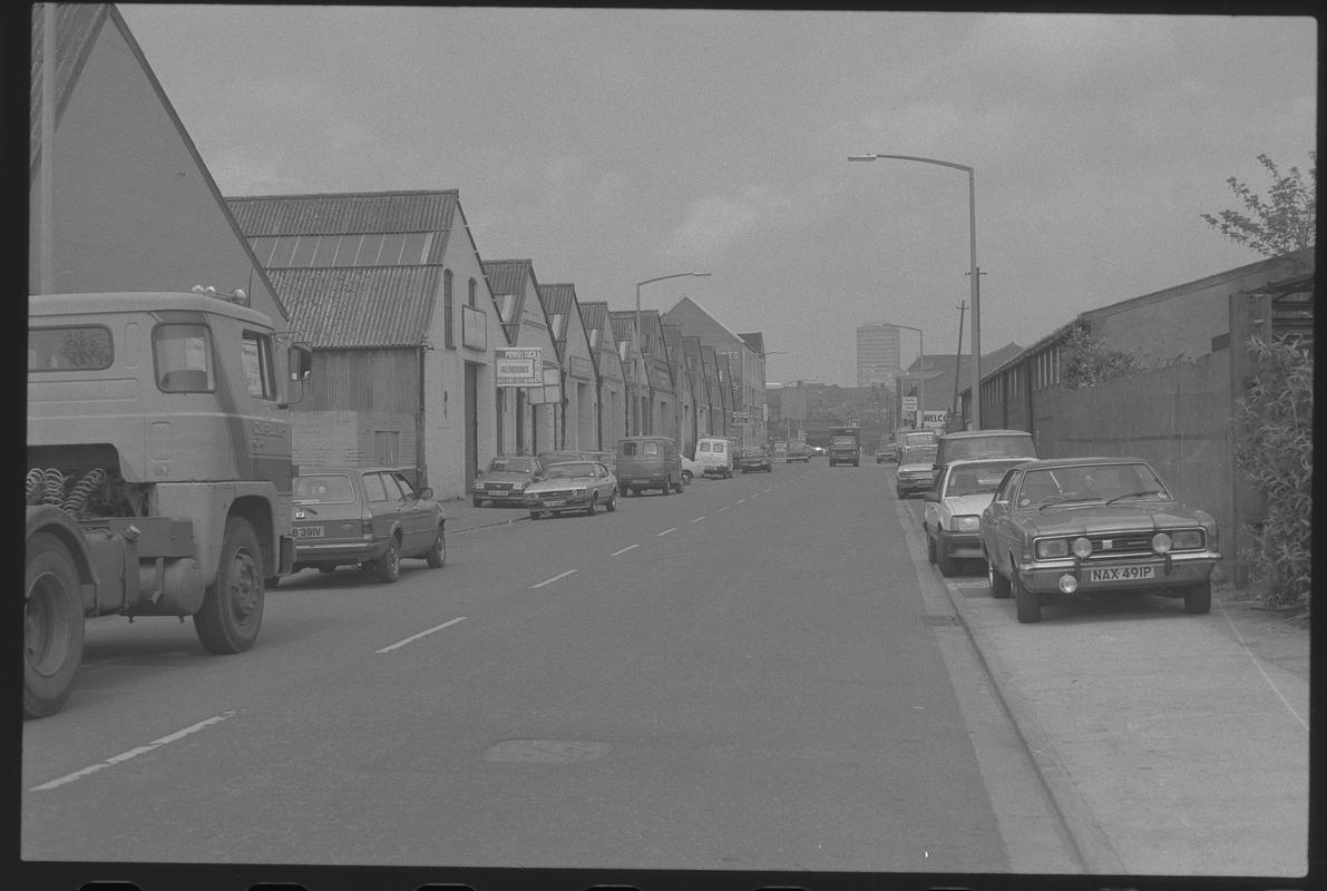 Collingdon Road looking north.