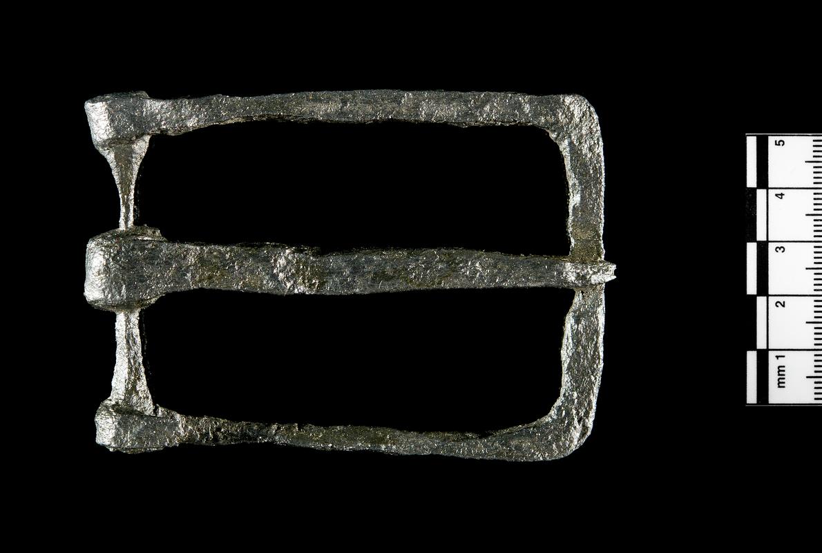 Medieval iron buckle