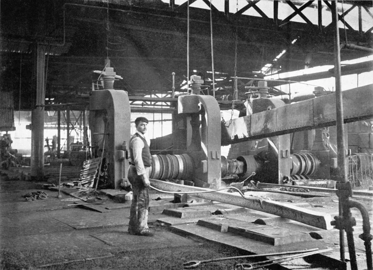 Y Felin Arwhau yn y Gwaith Dur