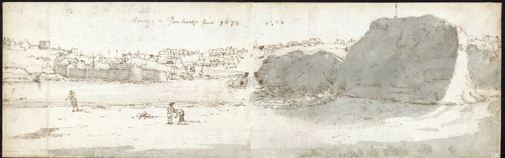 <em>Dinbych-y-Pysgod</em> (1678) Francis Place