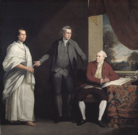 Omai (c.1753-c.1776/7), Joseph Banks (1743-1820) and Dr Daniel Solander (1736-1782)