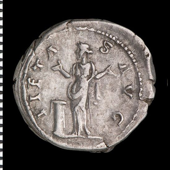 Pietas ('ffyddlondeb, dyletswydd') [Hadrian]