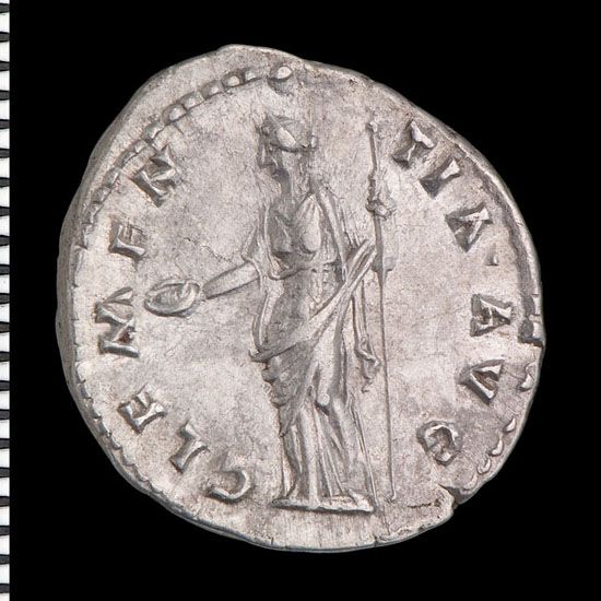 Clementia ('trugaredd') [Antoninus Pius]