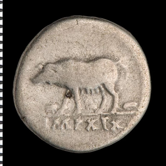 Hwch a moch bach [Vespasian] - yn cyfeirio at chwedl y sefydlu