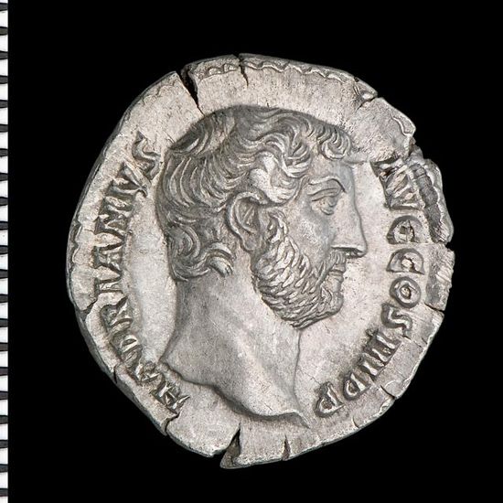 Hadrian, portread pen noeth