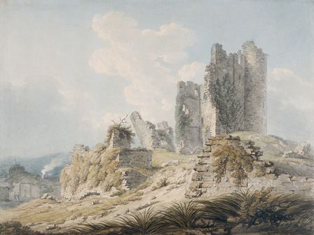 Caerphilly Castle, 1793-95 (w/c & pencil on paper)