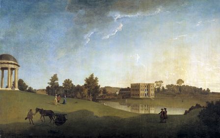 Halswell House, Somerset, 1764 (oil on canvas)