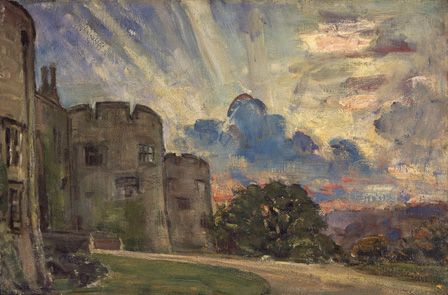 Chirk Castle (oil on canvas)