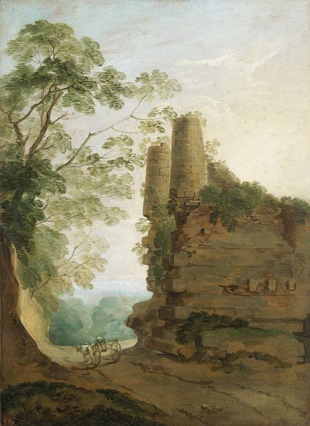 The Tomb of the Horatii and Cuiatti, 1792 (oil on board)